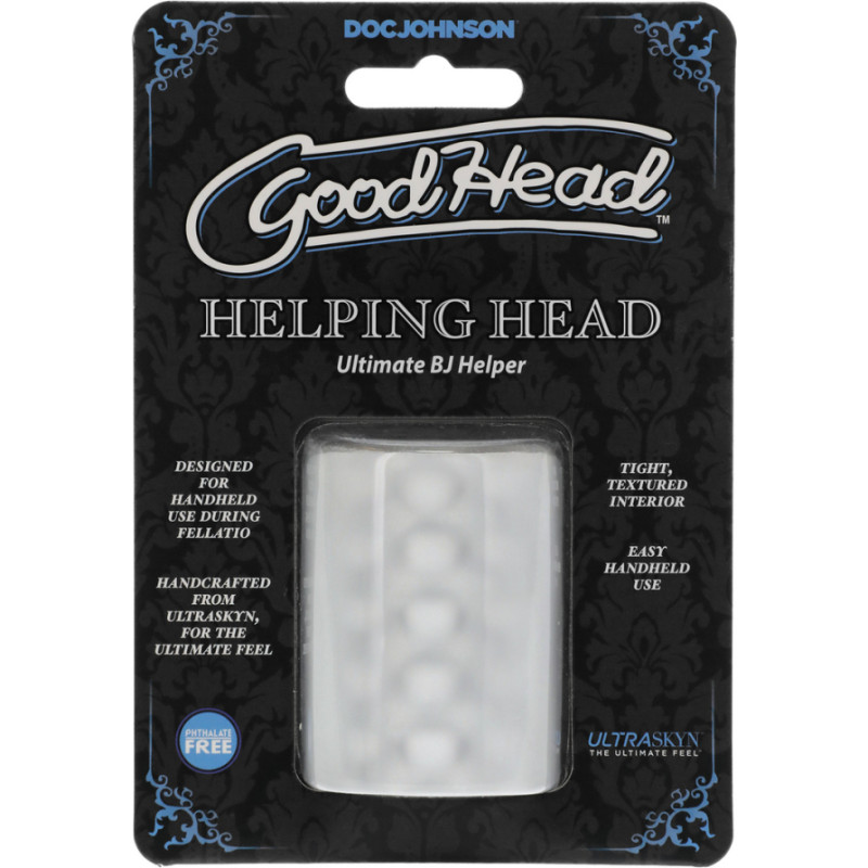 Doc Johnson Palīdzīga galva - Masturbatora uzmava - Frost