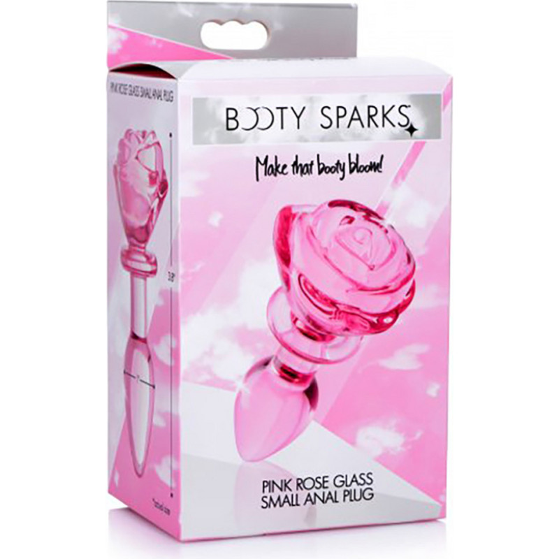 Xr Brands Rozā roze — stikla aizbāznis — mazs