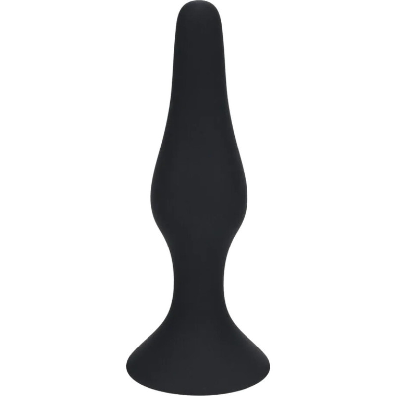Levelz Slim Silicone Anal Plug - L - Black