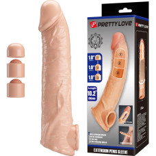 Pretty Love Extension Penis Sleeve with Modular Length Blocks – 26 cm