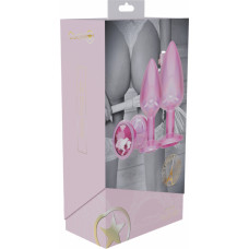 Ouch! By Shots Коллекция Paris - Набор металлических анальных пробок - Розовый