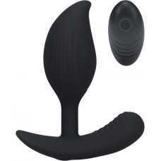 Levelz By Shots Remote Control Vibrating Liquid Silicone Anal Plug - Black