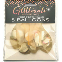 Little Genie Productions Glitterati - Boobie Confetti Balloons