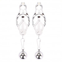 Me You Us Clover Nipple Clamp Silver