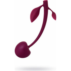 JOS Wild cherry JOS pleasure ball with a ball inside and flexible tail color:cherry