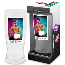 Hot Shot Szkło-HOT SHOT - Szklanka do piwa 500 ml Mężczyźni