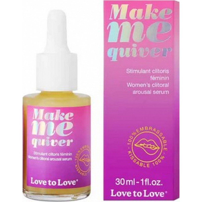 Love To Love MAKE ME QUIVER - WOMEN'S CLITORAL AROUSAL SERUM - 30ML / 1FL.OZ.