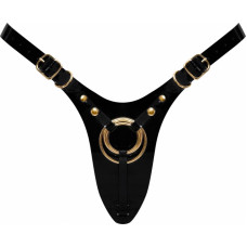 Strap-On-Me LEATHERETTE HARNESS FABULOUS - ONE SIZE - BLACK GLOSSY