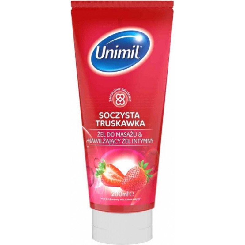 Unimil STRAWBERRY MASSAGE GEL 200ml