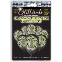 Little Genie Productions Glitterati - Penis Glow Balloons