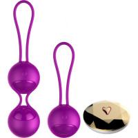B - Series Fox Kulki-Vibrating Silicone Kegel Balls Set USB 10 Function / Remote control