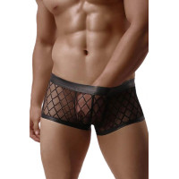 Paris Hollywood MEN'S BOXERS MP056 BLACK (Size: S)
