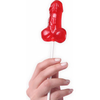 Secret Play Lizak-Strawberry Penis Lollipop