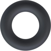 Levelz By Shots Liquid Silicone Cockring - L - Black