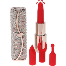 Loveline Candy - Lipstick Vibrator with 4 Attachments - Pink
