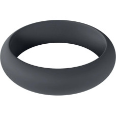 Levelz Wide O Silicone Cockring - M - 35mm - Black