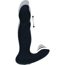 Levelz Vibrating and Thrusting Silicone Prostate Massager - Black