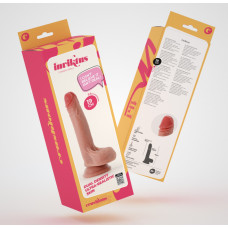 Crushious Inviktus - Dildo de Silicona Líquida - 7 / 19 cm - Carne
