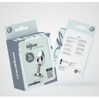 Crushious Bijou - Plug Anal de Joya - Pequeño - Transparente