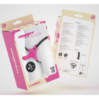 Crushious Snapper - Arnés con dildo - Rosa