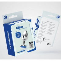 Crushious Bijou — Plug Anal de Joya — Pequeño — Azul