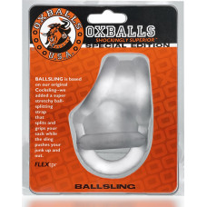 Oxballs Ballsling - Elastīga gaiļslinga ar bumbu dalīšanas siksnu - Clear Ice