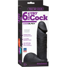 Doc Johnson CodeBlack - ULTRASKYN dildo - 6/15 cm