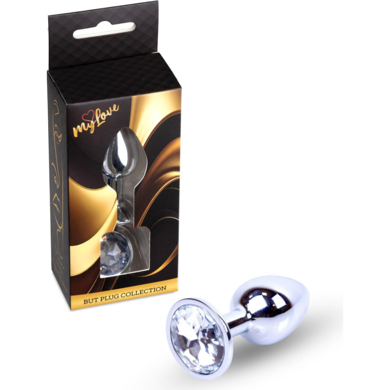 Mylove Toys - Jewellery Silver PLUG- Clear