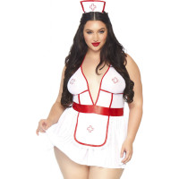 Leg Avenue Plus Roleplay Nightshift Nurse Babydoll