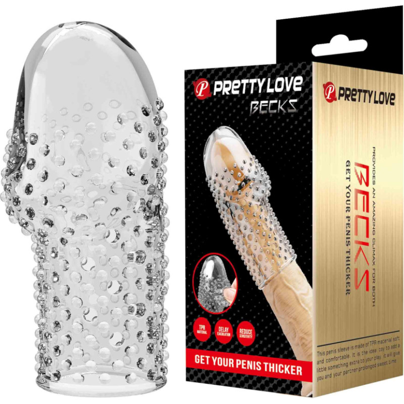 Pretty Love Penis Sleeve – Becks (Clear)