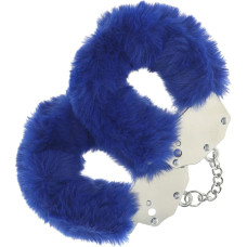 Ouch! Heavy-duty Fluffy Handcuffs - Navy