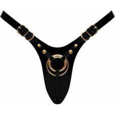 Strap-On-Me LEATHERETTE HARNESS FABULOUS - ONE SIZE - BLACK GLOSSY