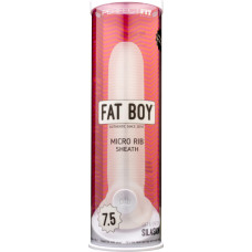 Perfectfitbrand Fat Boy Micro Ribbed Sheath - Dildo - 7 / 19 cm
