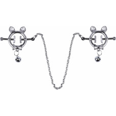 Kiotos Steel Kitten with Bowtie Nipple Clamps