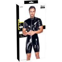 Black Level Men's Short Vinyl Playsuit L