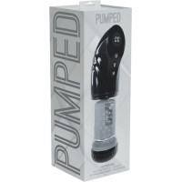 Pumped StrokeMate - Suction Rotation and Thrusting Masturbator Pump - Black