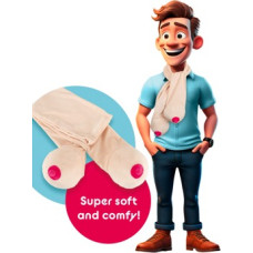 Scarf with two boobs