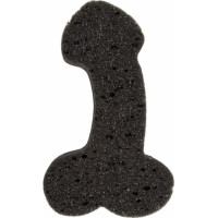Kinky Pleasure Zabawka - Bath Sponge Penis - 19cm black