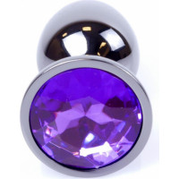 B - Series Heavyfun Plug-Jewellery Dark Silver PLUG- Purple
