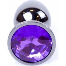 B - Series Heavyfun Plug-Jewellery Dark Silver PLUG- Purple