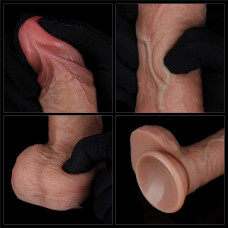 Lovetoy 7.5'' Dual Layered Silicone Cock