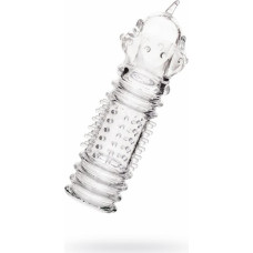 Toyfa A-TOYS, Penis Sleeve, TPR, Transparent, 15.3 cm