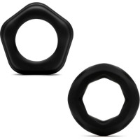 So Divine Classic Silicone Cock Rings - 2 Pack