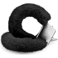 Crushious LOVE CUFFS FURRY HANDCUFFS CRUSHIOUS BLACK