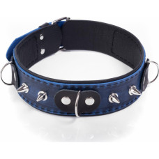 Whips Collection Obroża- Collar Crazy Horse Blue, Small