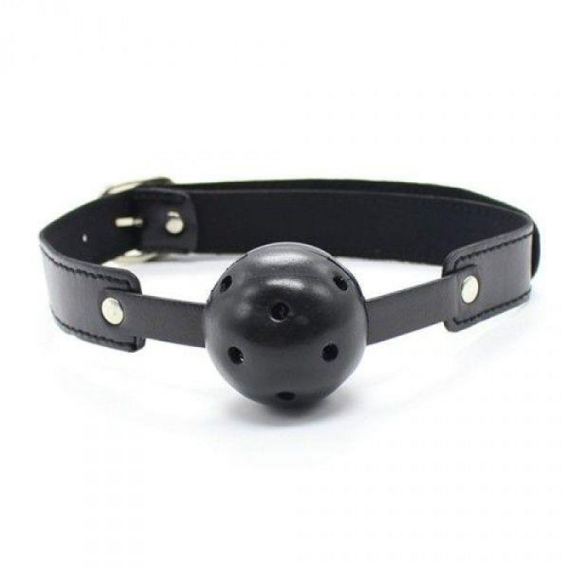 Toyz4Lovers Knebel-Breath Hole Ball Gag (nero)