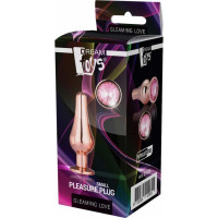 Dream Toys GLEAMING LOVE ROSE GOLD PLEASURE PLUG S