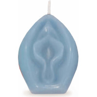 Little Genie Productions Eden’s Candle - Vanilla Scented Vagina - Blue