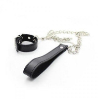 Toyz4Lovers Wiązania-Guinzaglio da polso Chain Leash black