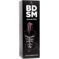 Secret Play Wiązania-Black Bondage Rope BDSM